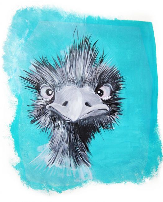 Emu-ly autoportrét