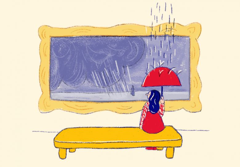 Ilustrácia pre časopis Bublina