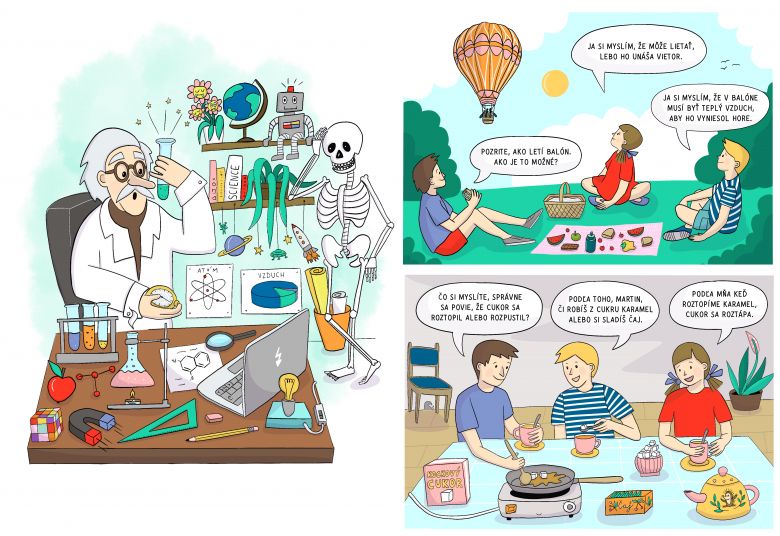 Ilustrácie z Prírodoveda pre ZŠ, Expol Pedagogika 2022
